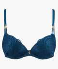 Vibes Soutien-gorge push-up à coques bleu canard