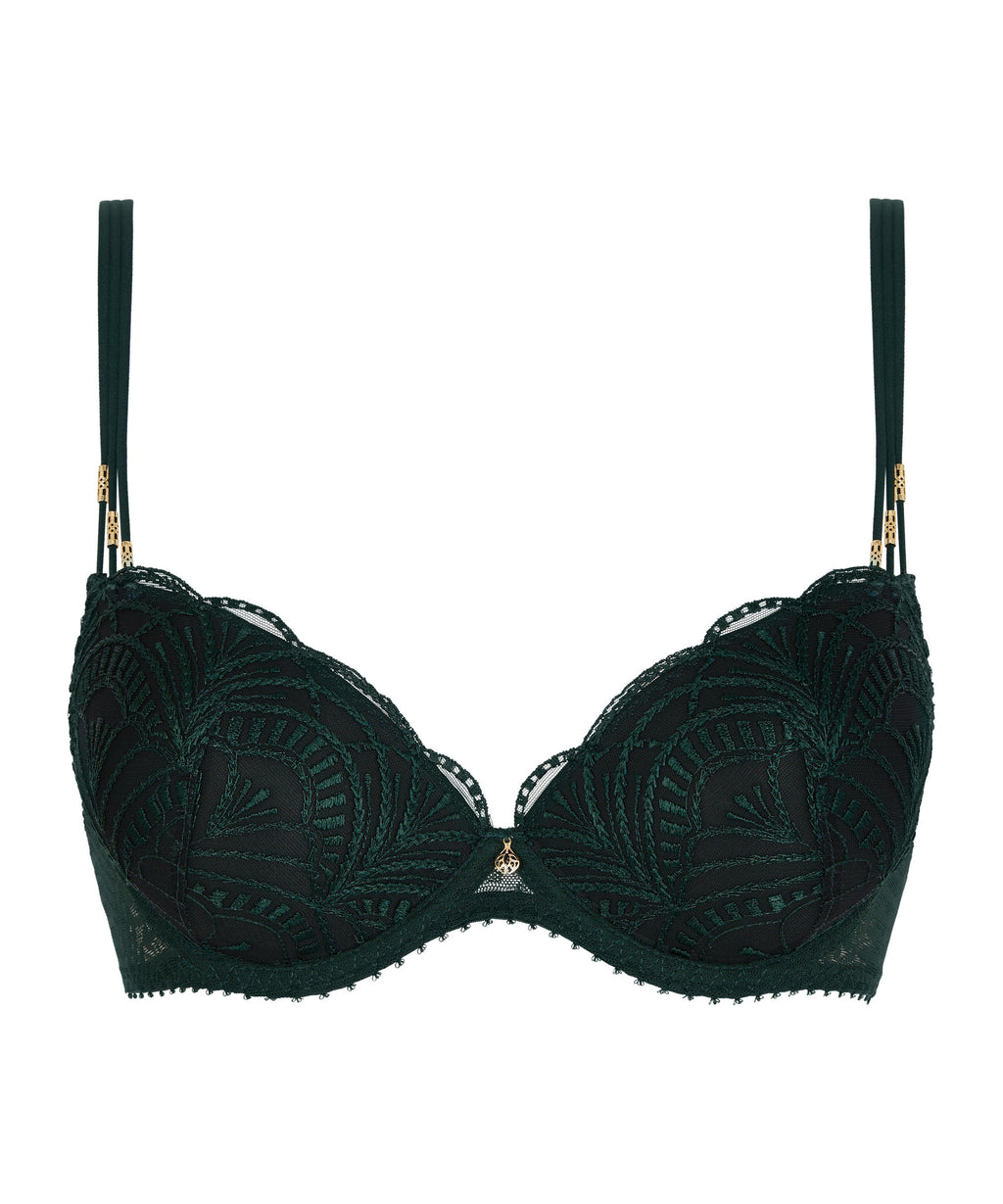Vibes Soutien-gorge push-up à coques Mysterious Green