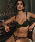 Vibes Soutien-gorge push-up à coques Mysterious Green