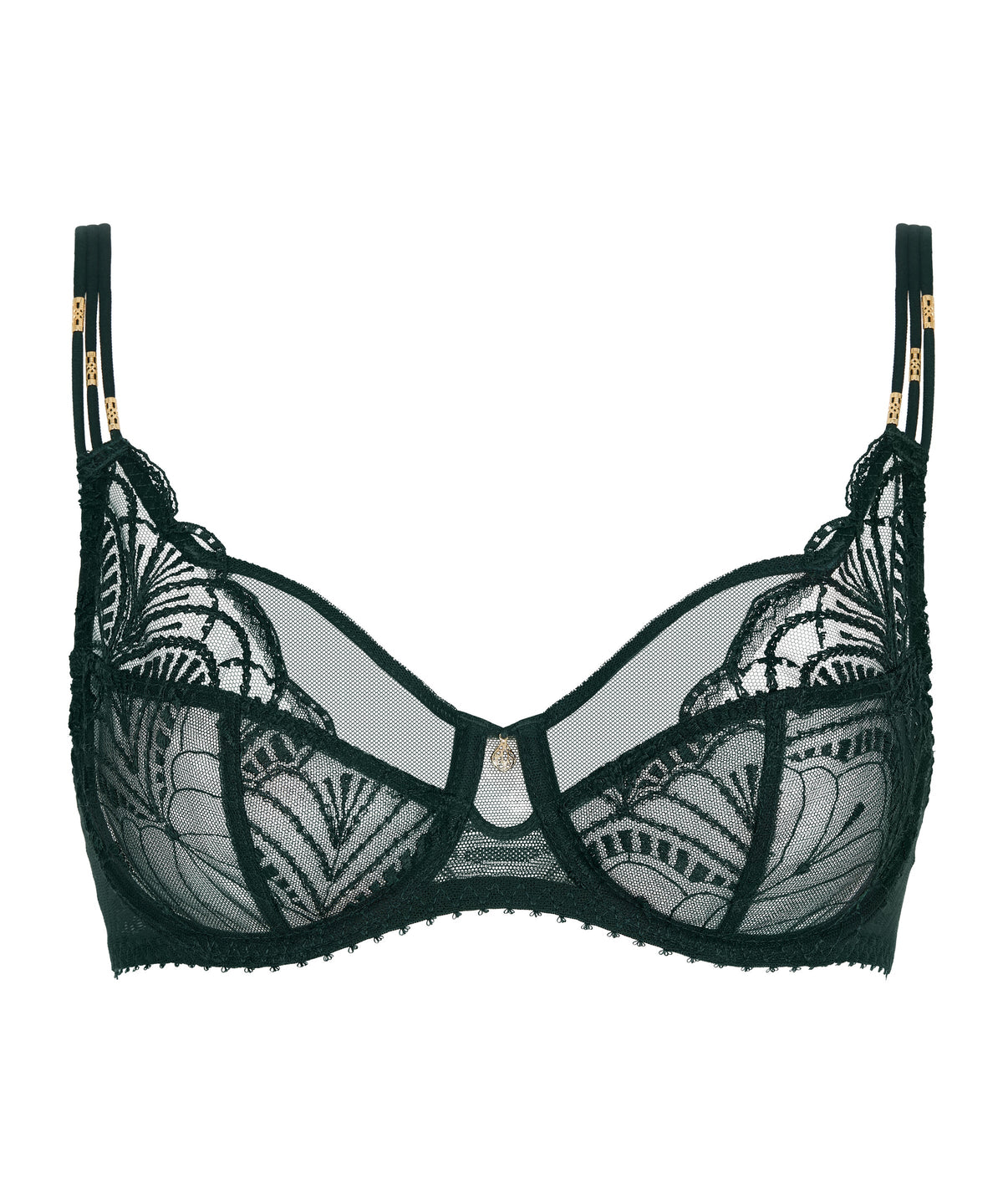 Vibes Soutien-gorge Emboîtant Foulard Mysterious Green