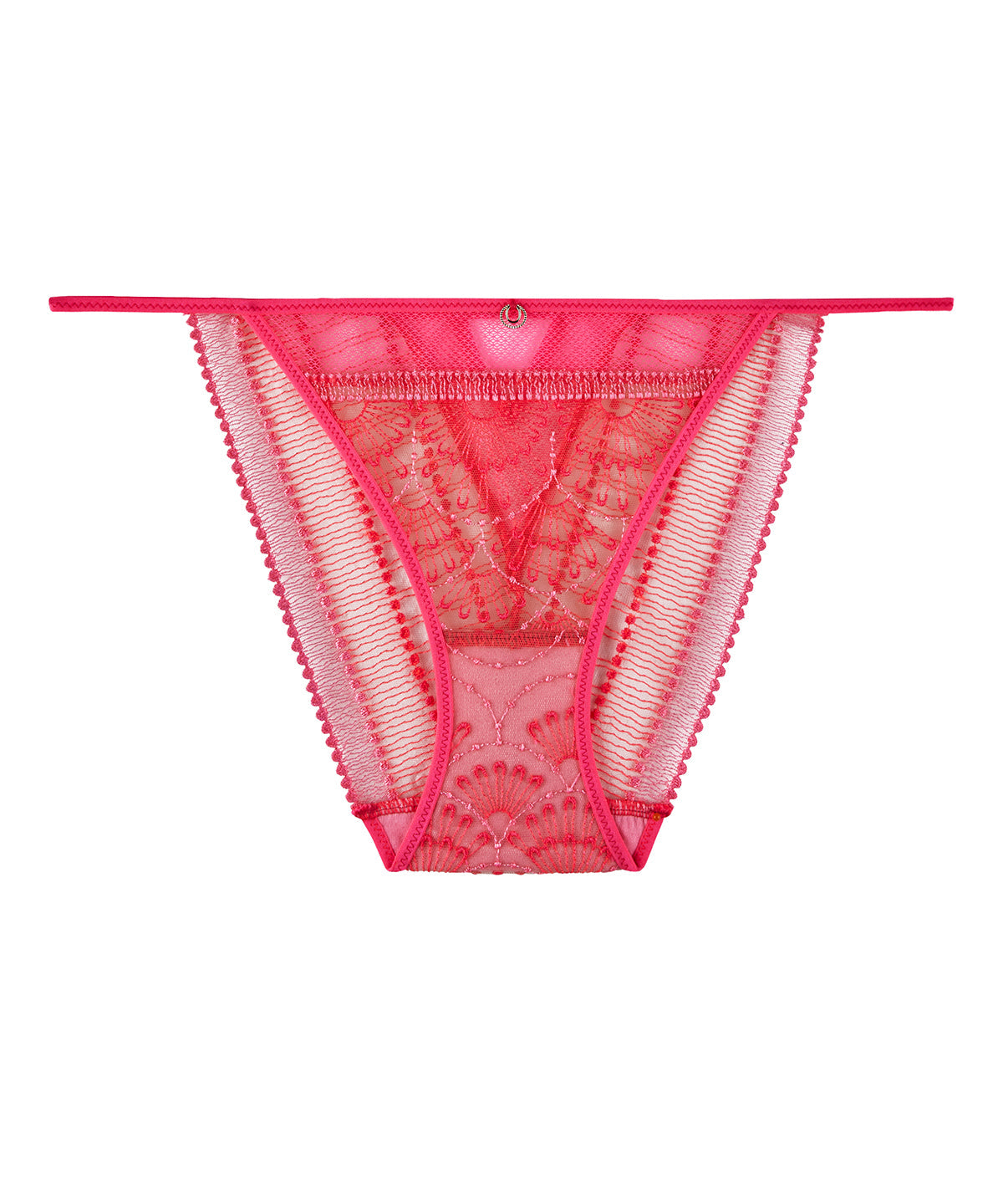 Culotte taille basse Pure Vibration Rose Éclatant