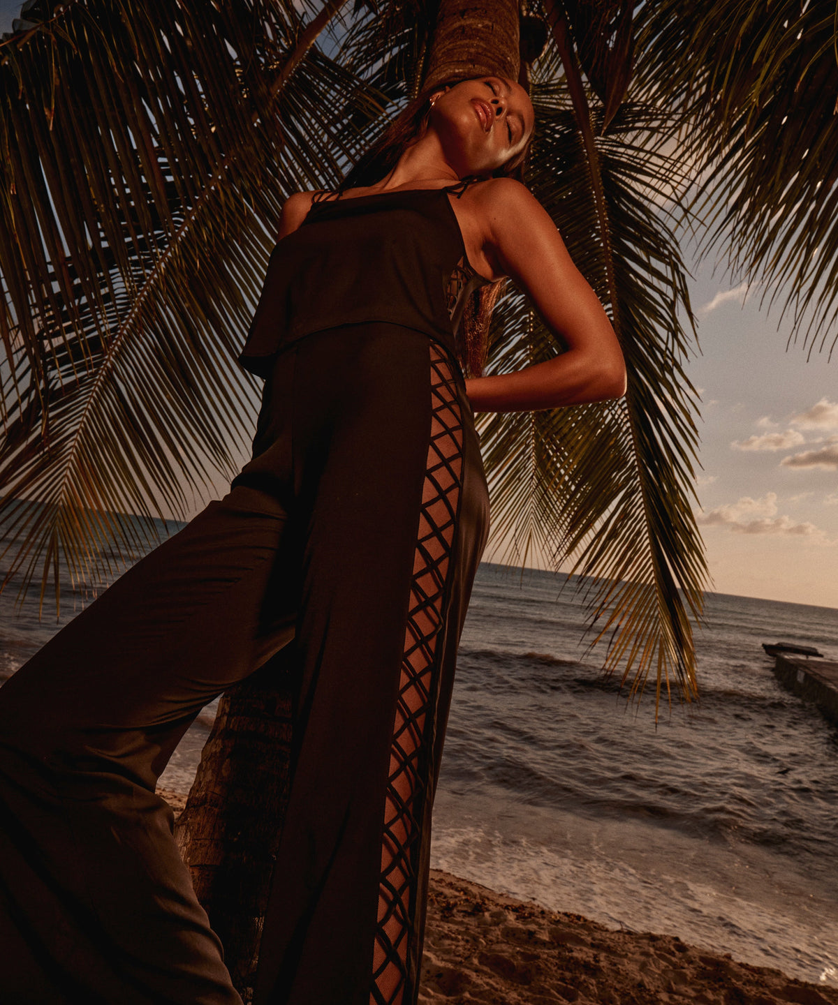 Pantalon Noir Made For Heaven