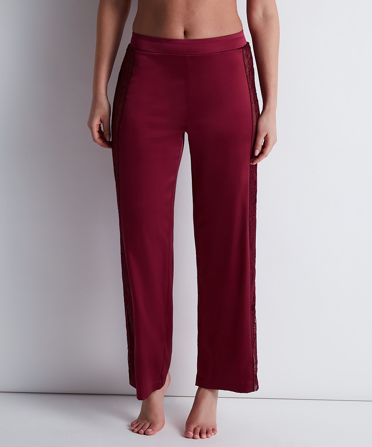 Pantalon Chuchotis de Minuit Rouge Cramoisi