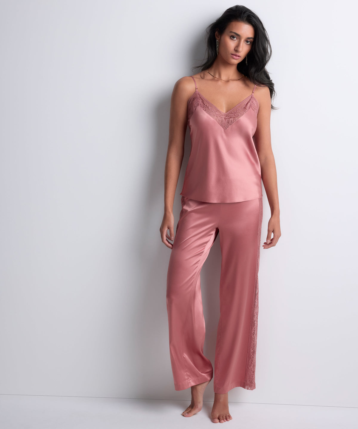 Midnight Whisper Pantalon Rose Chaud