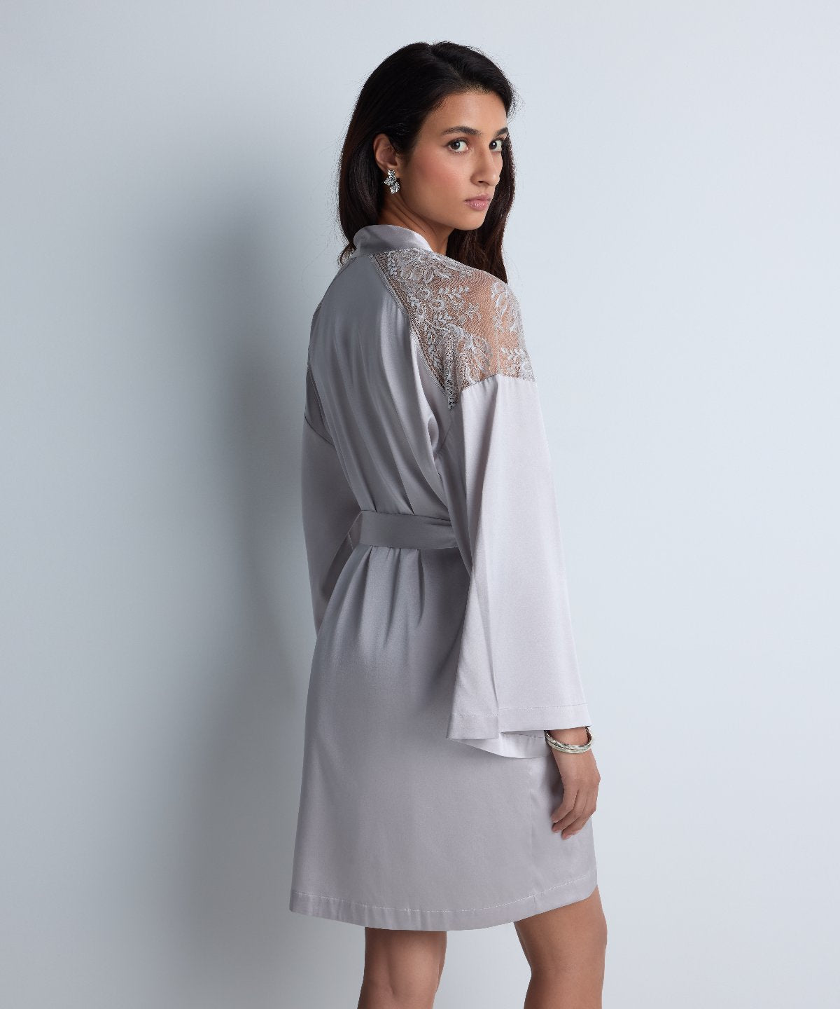 Kimono Cosmos Murmure de Minuit Argent