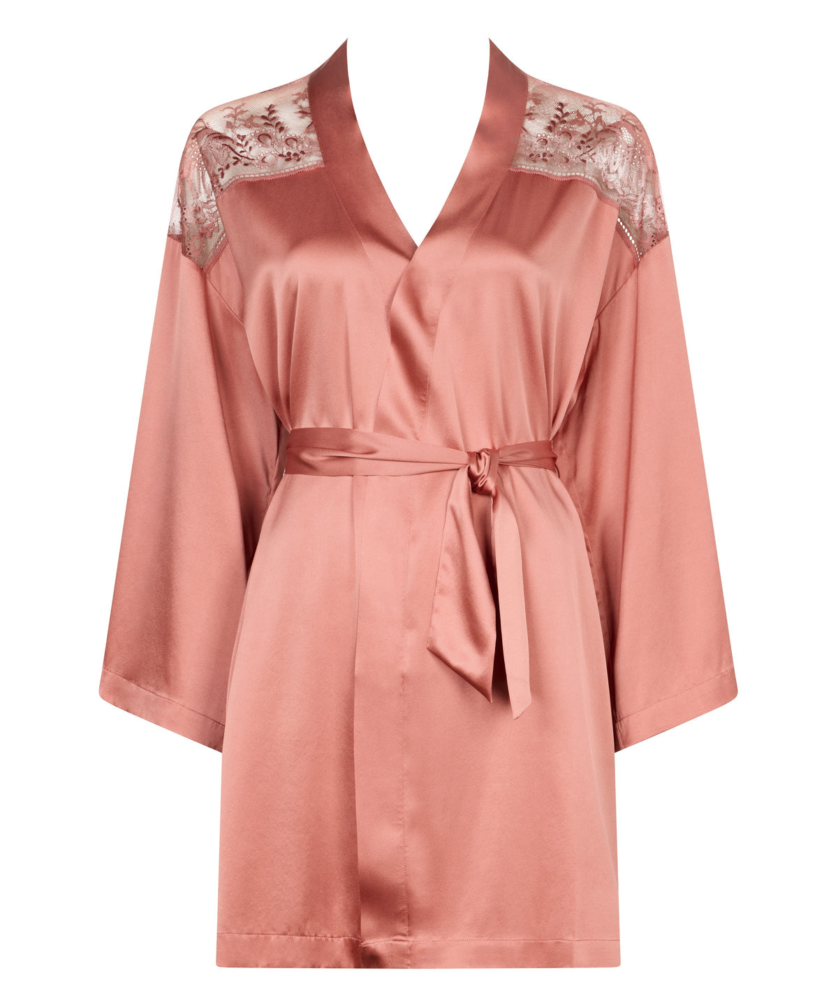 Kimono Chuchotis de Minuit Rose Chaud