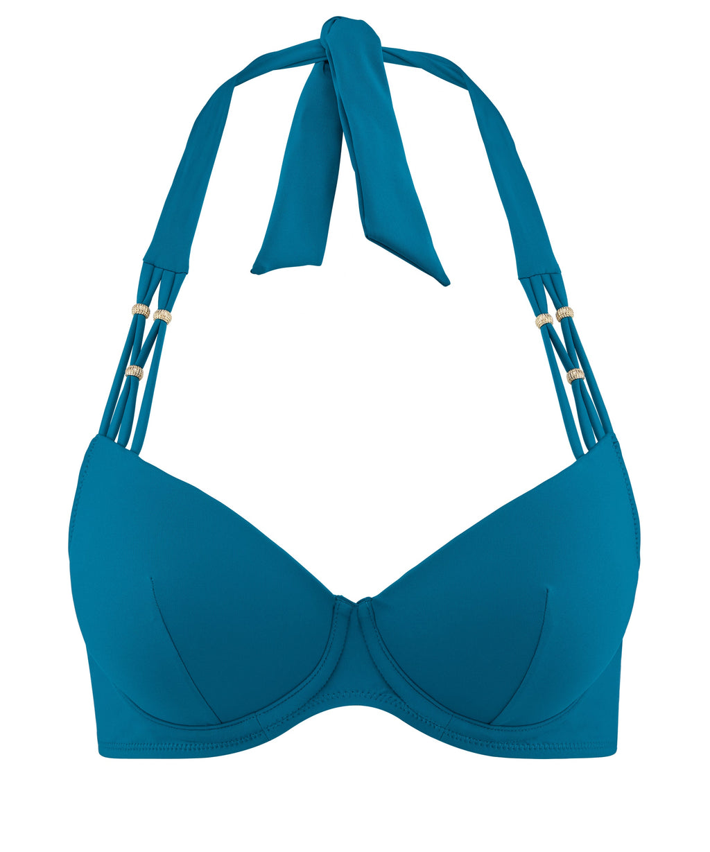 Secret Laguna Haut de maillot de bain Push-up coques Teal