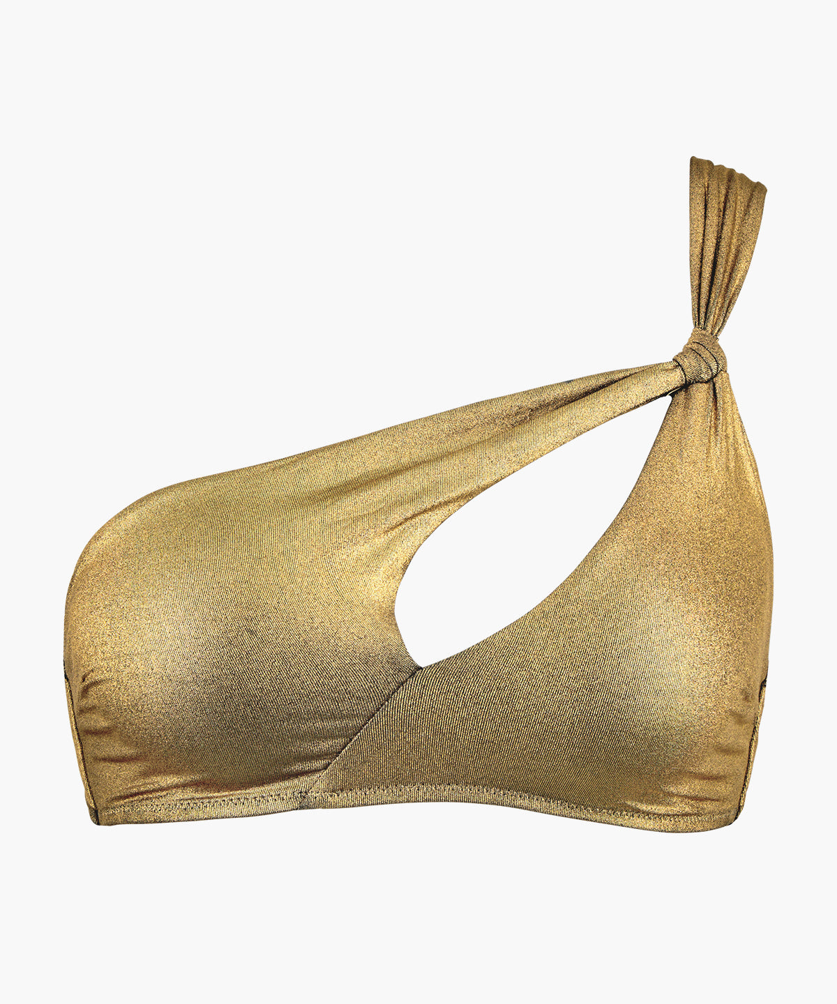 Sunlight Glow Bralette Bikini Top Antique Gold