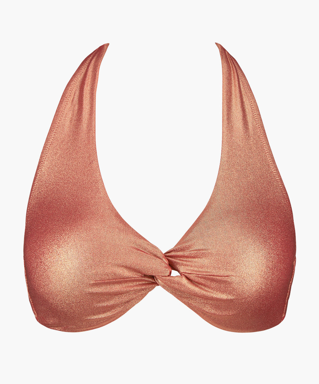 Sunlight Glow Triangle de maillot de bain Cuivre