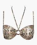 Fierce Spirit Haut de maillot de bain Bandeau coques amovibles Serpent