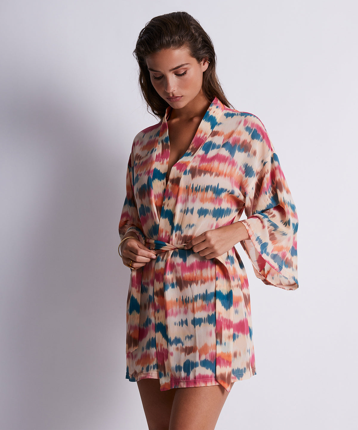 Kimono Coquillage Sable du soir