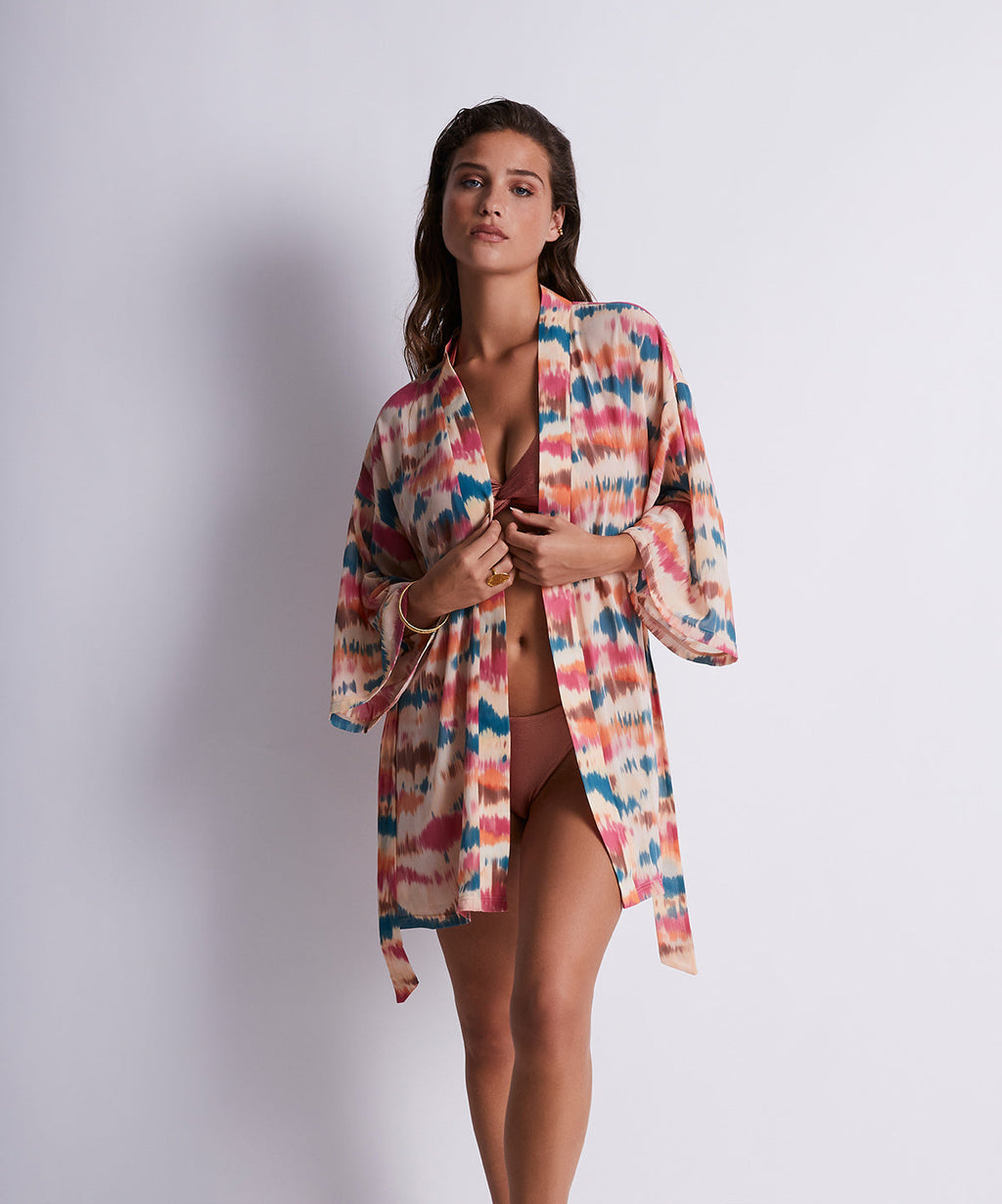 Kimono Coquillage Sable du soir