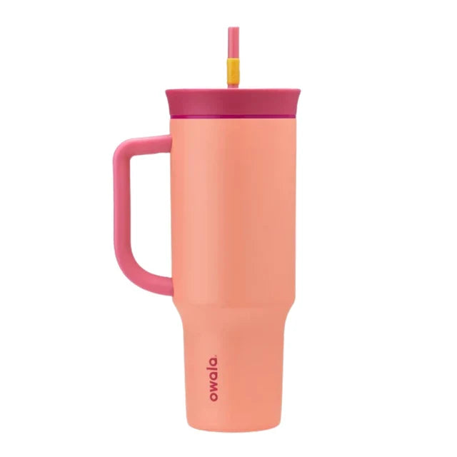 Gobelet Owala isotherme en acier inoxydable 40 oz avec paille