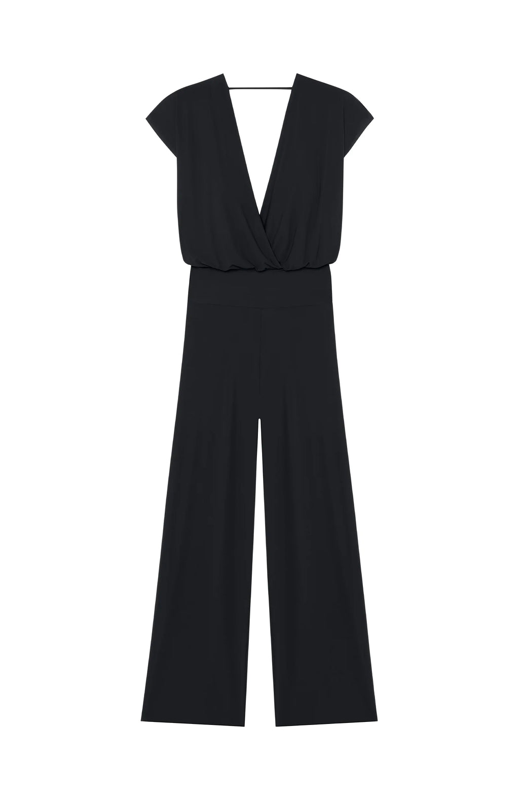 codou Black open back jumpsuit