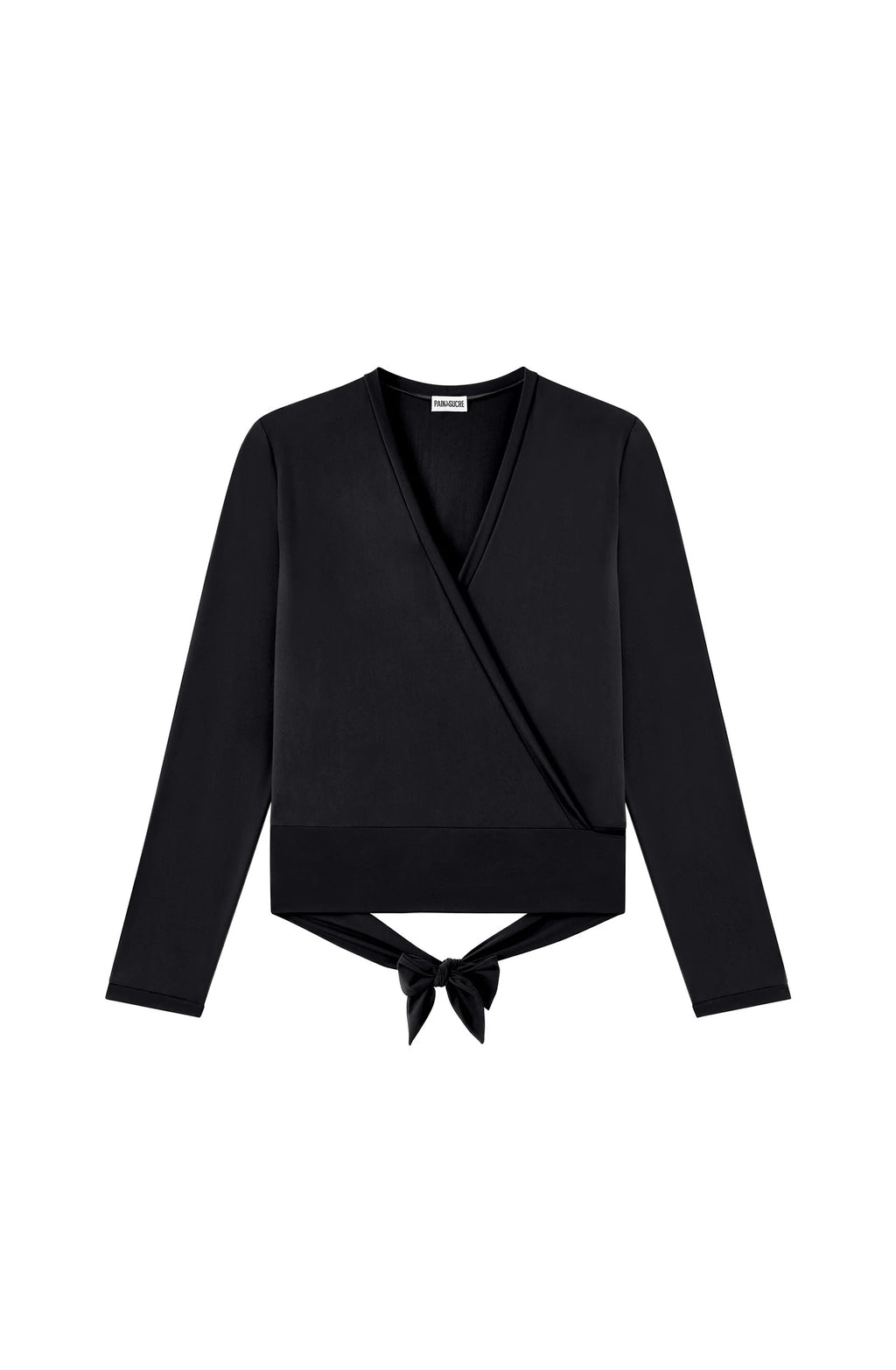 zaya Black wrap top