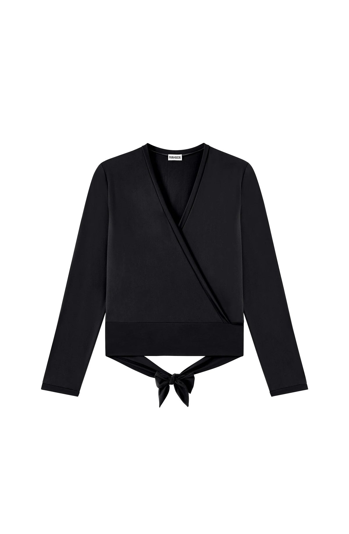 zaya Black wrap top