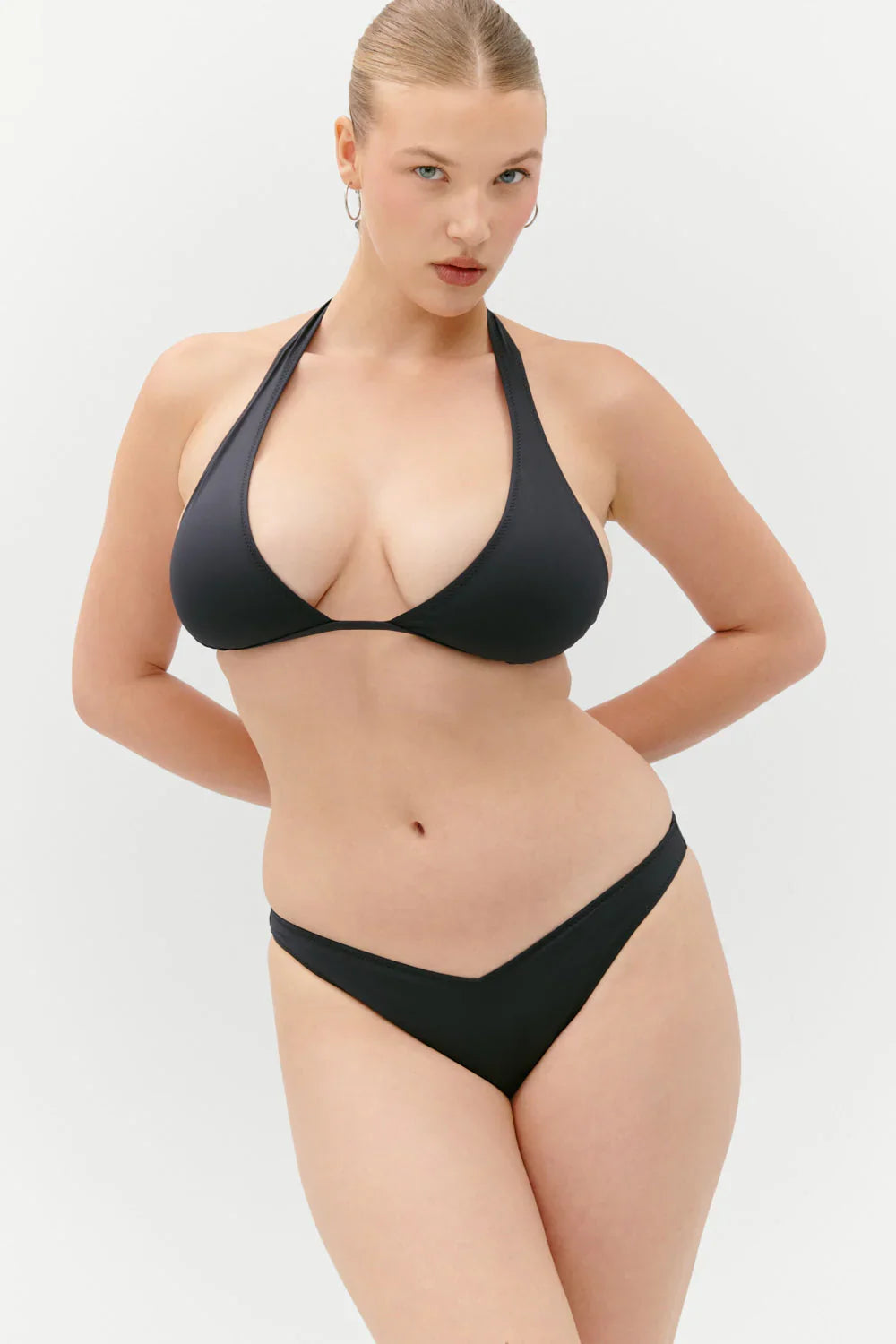 Bas de bikini Harper Cheeky - Noir