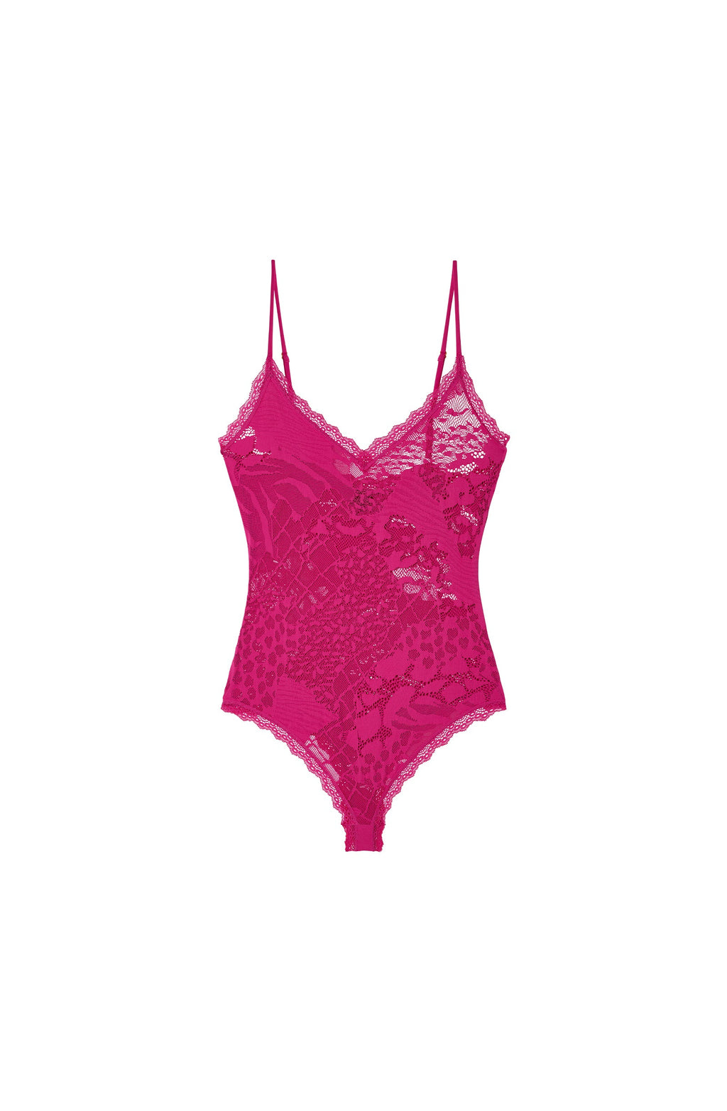 java Black lace thong bodysuit