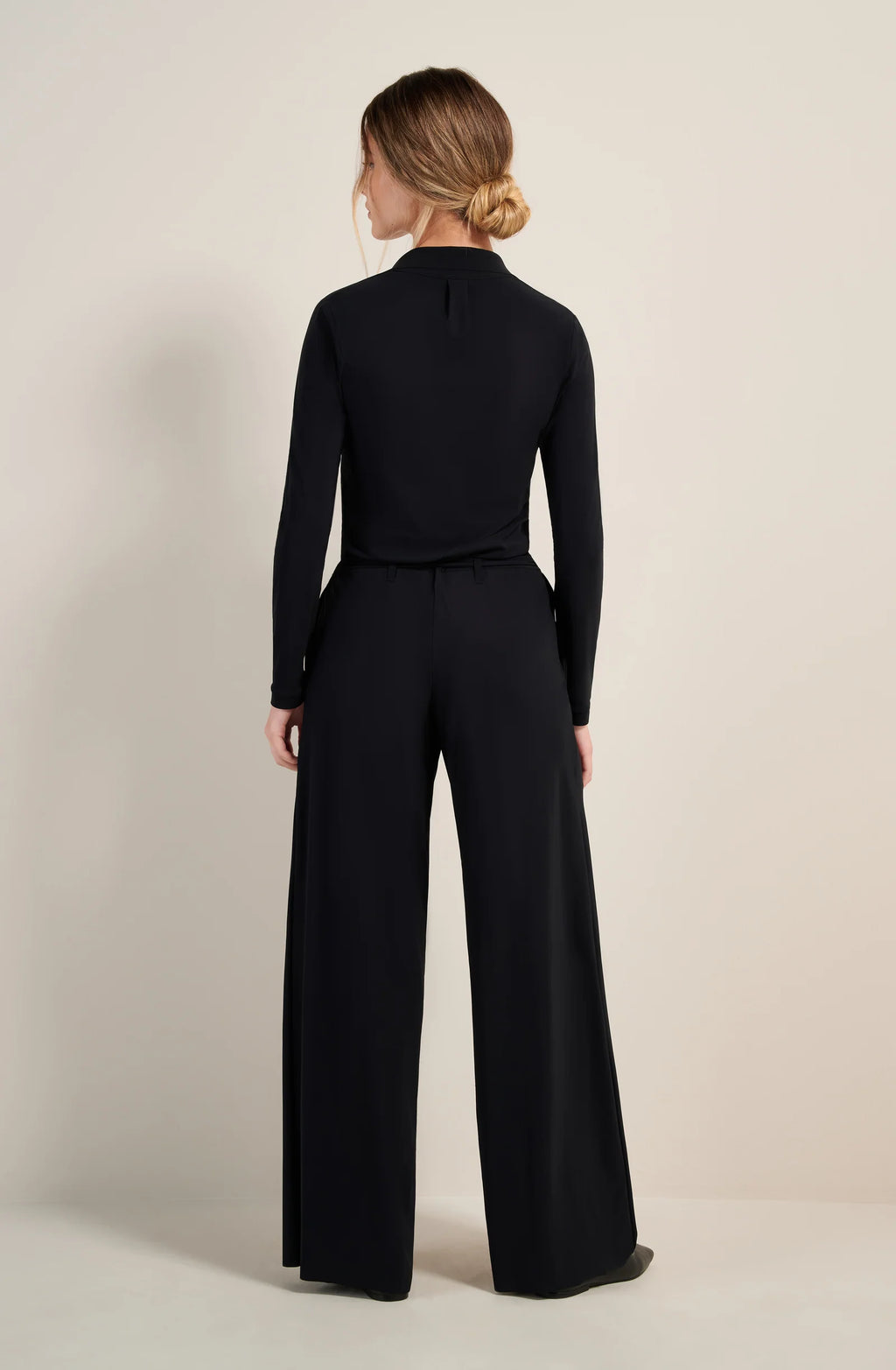colbi Black long-sleeved jumpsuit