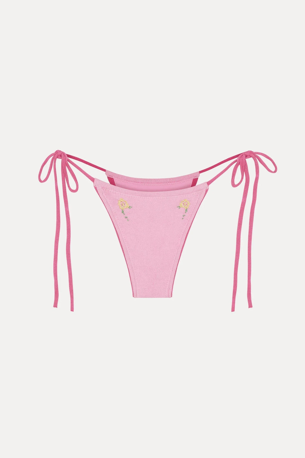 Divine Knit Skimpy Bikini Bottom - Strawberry Lemonade