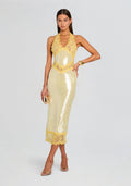 Robe en dentelle et sequins Vicky