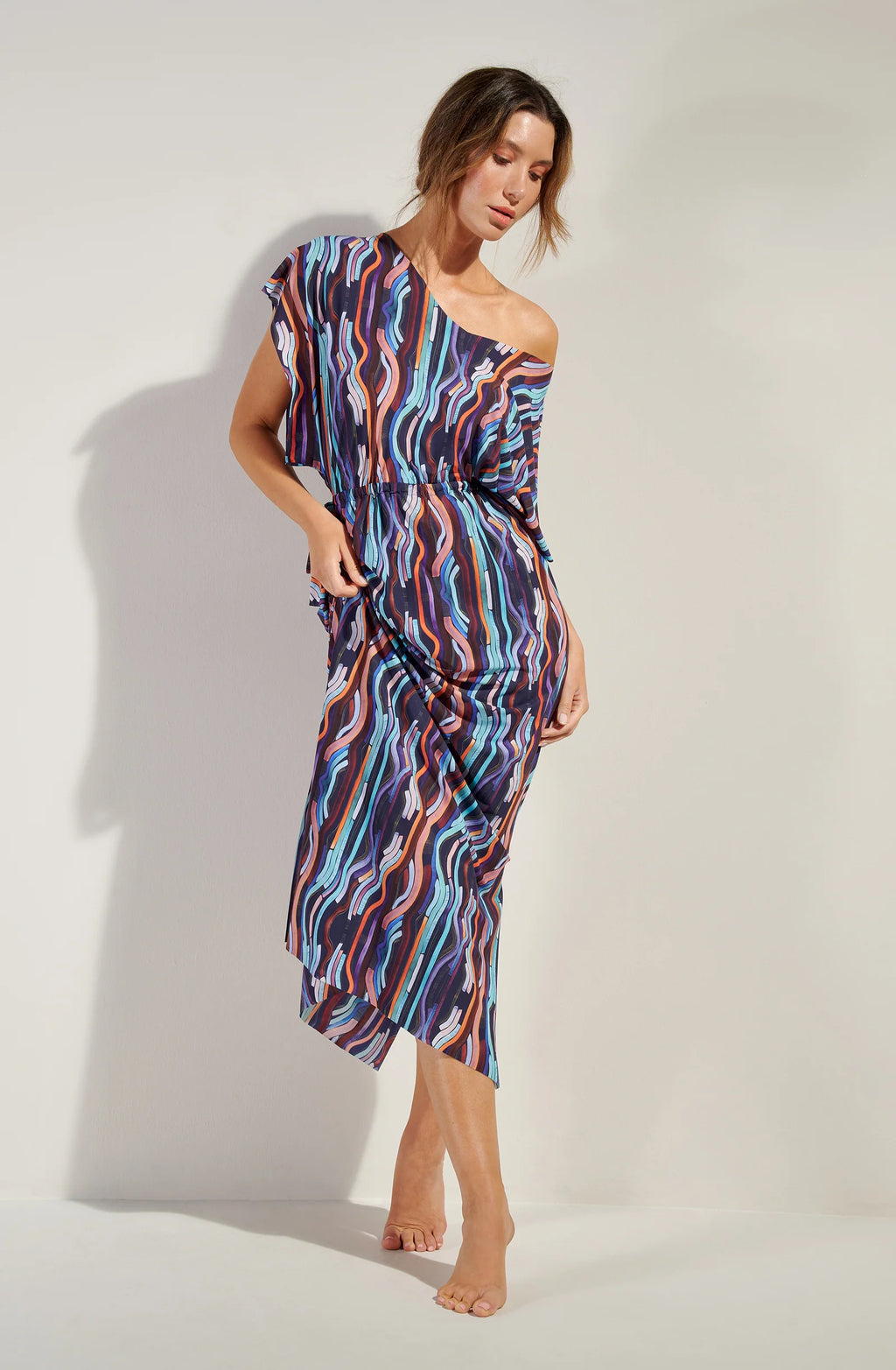 randa Printed tunic NEON