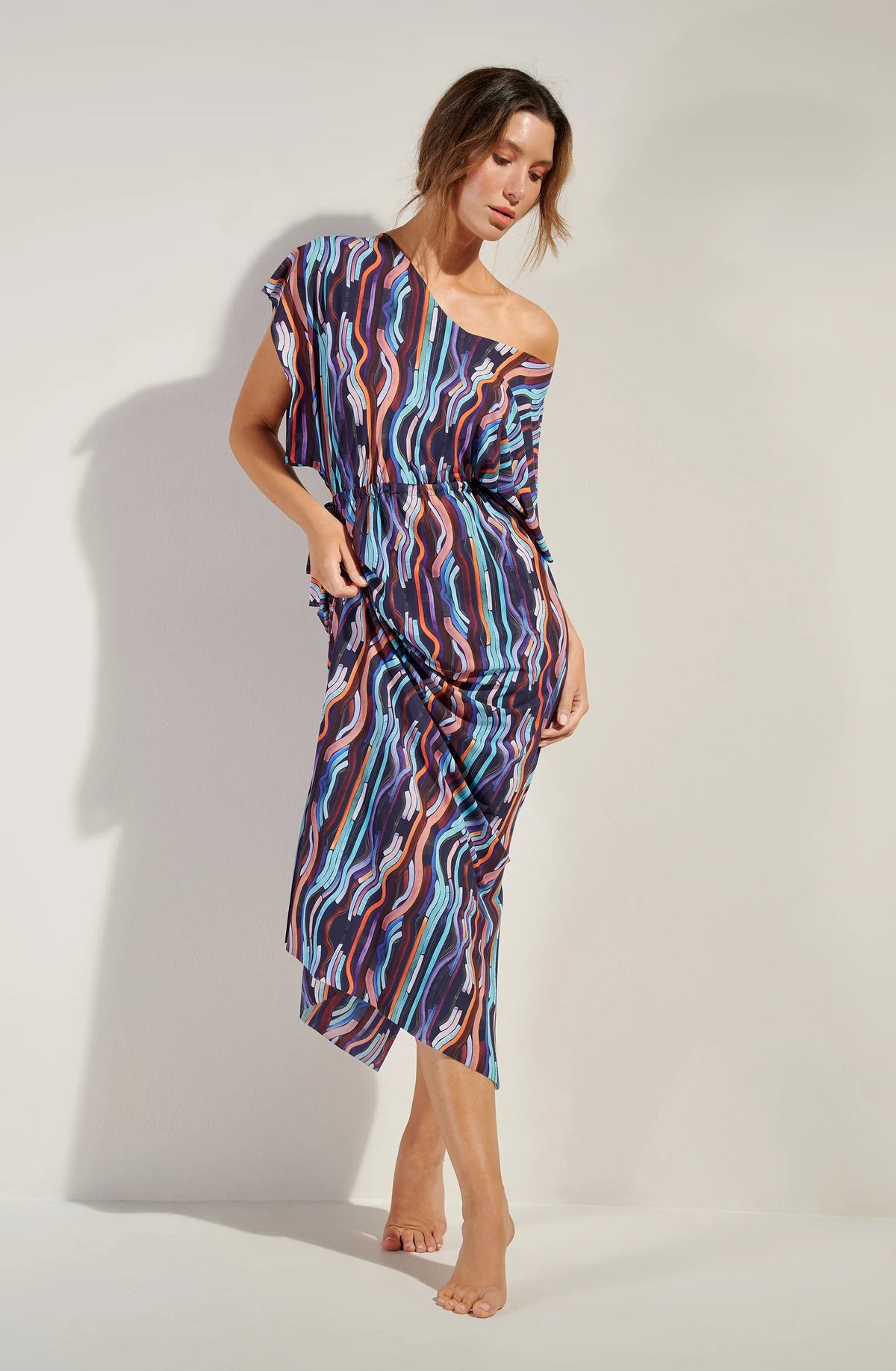 randa Printed tunic NEON