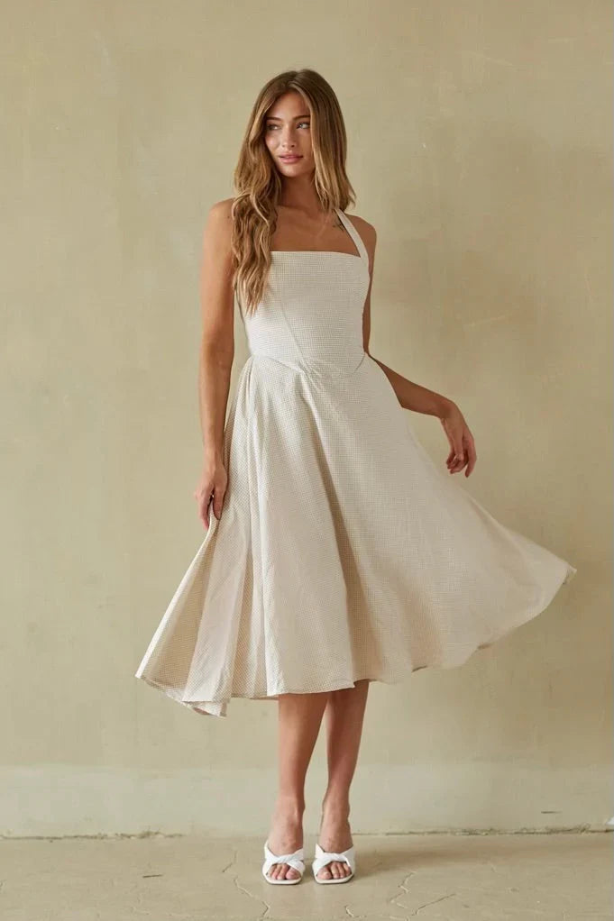 Robe midi Dorothy Gingham