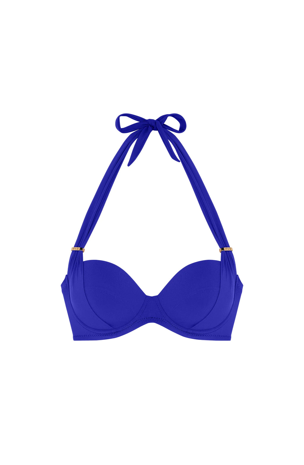 lisia Blueberry half-cup bikini top