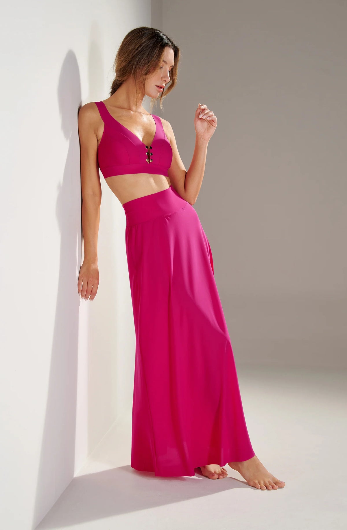 jaya Long jade multiposition skirt