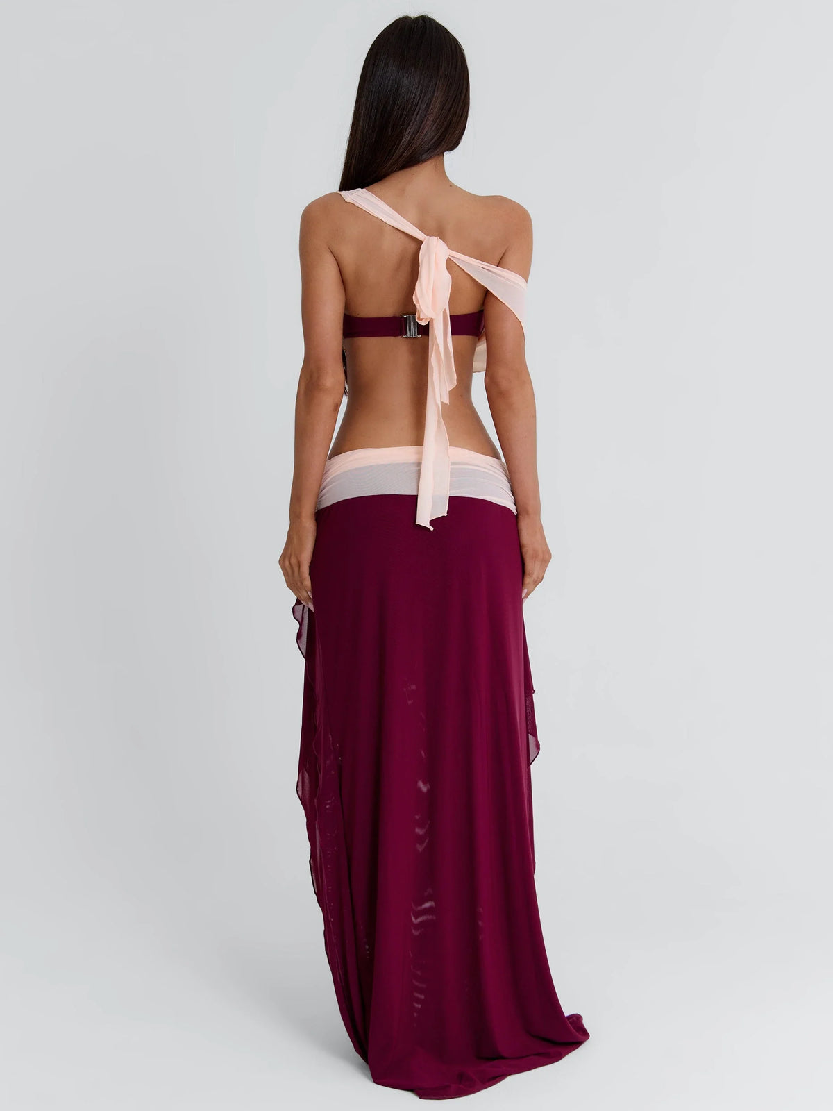 Jadai Crop Top Wine