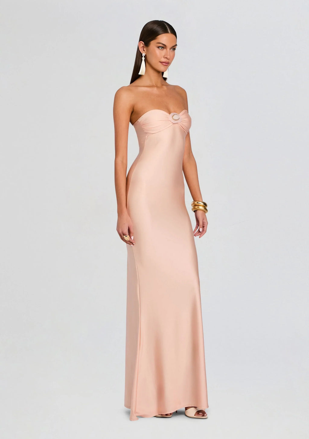 Robe longue Rose