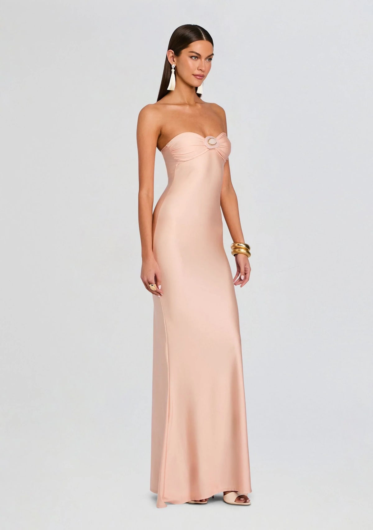 Robe longue Rose