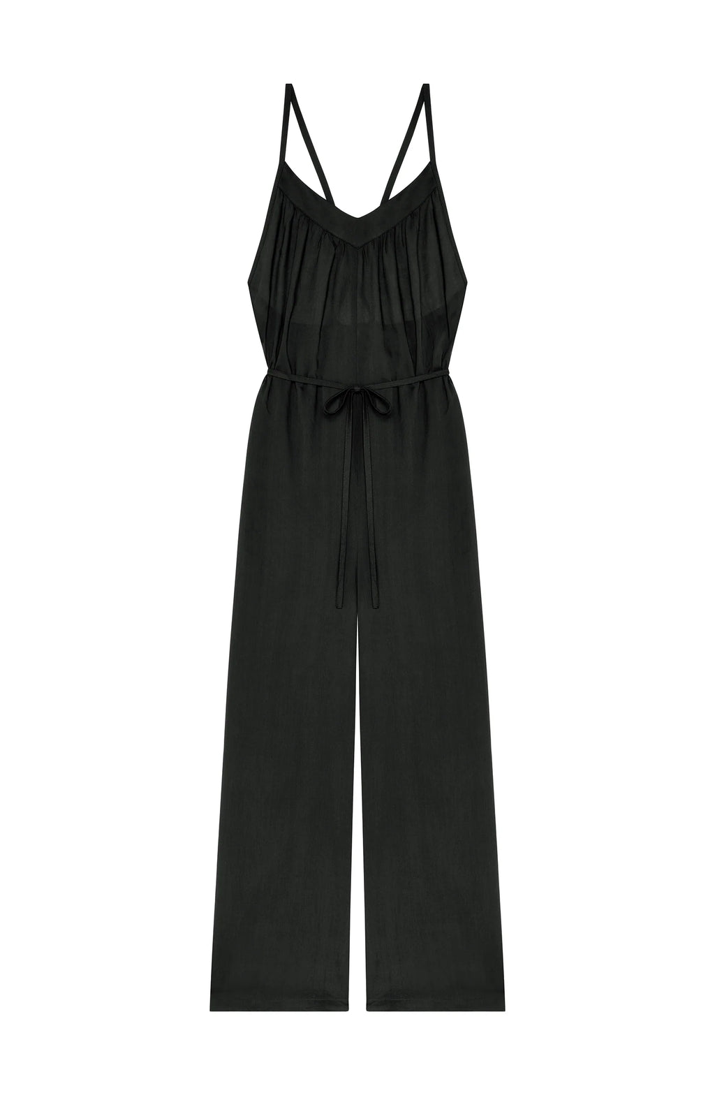 vera Black wide-leg jumpsuit