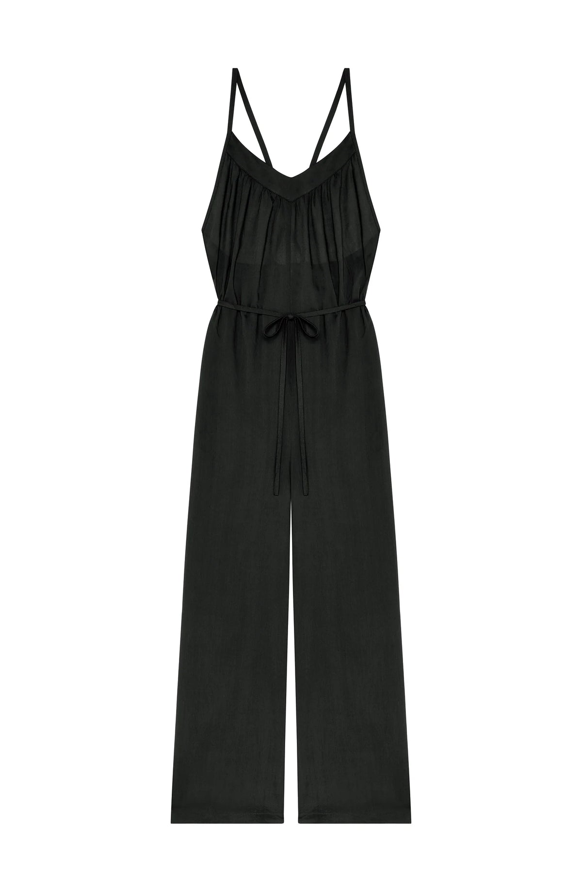 vera Black wide-leg jumpsuit
