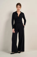 colbi Black long-sleeved jumpsuit