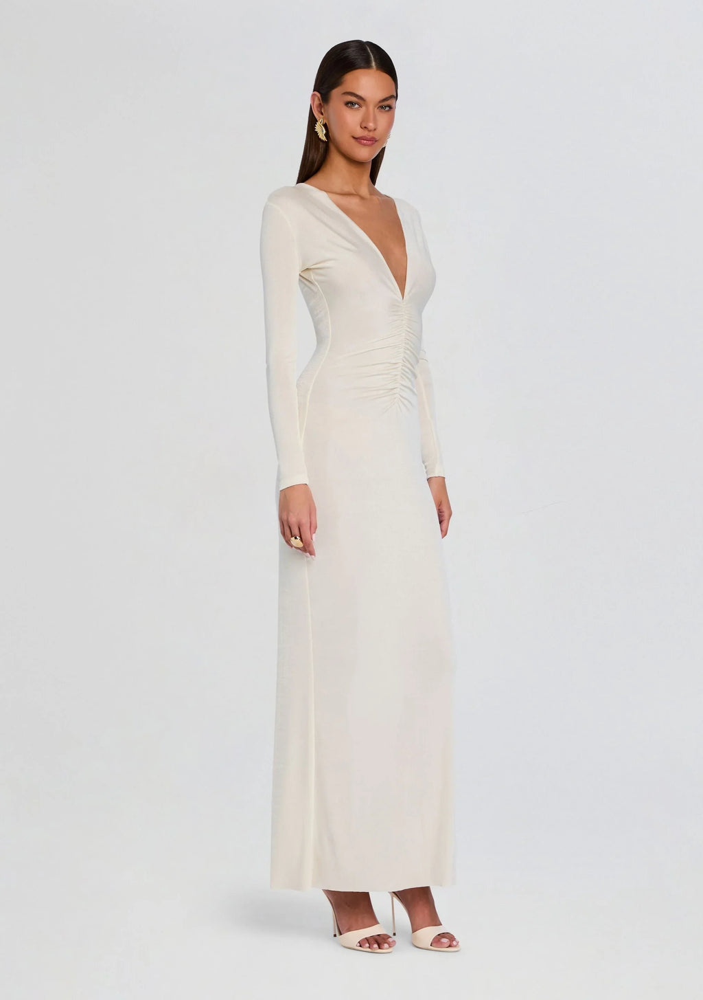 Robe longue ébène