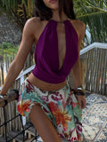 Haut court Shayna violet