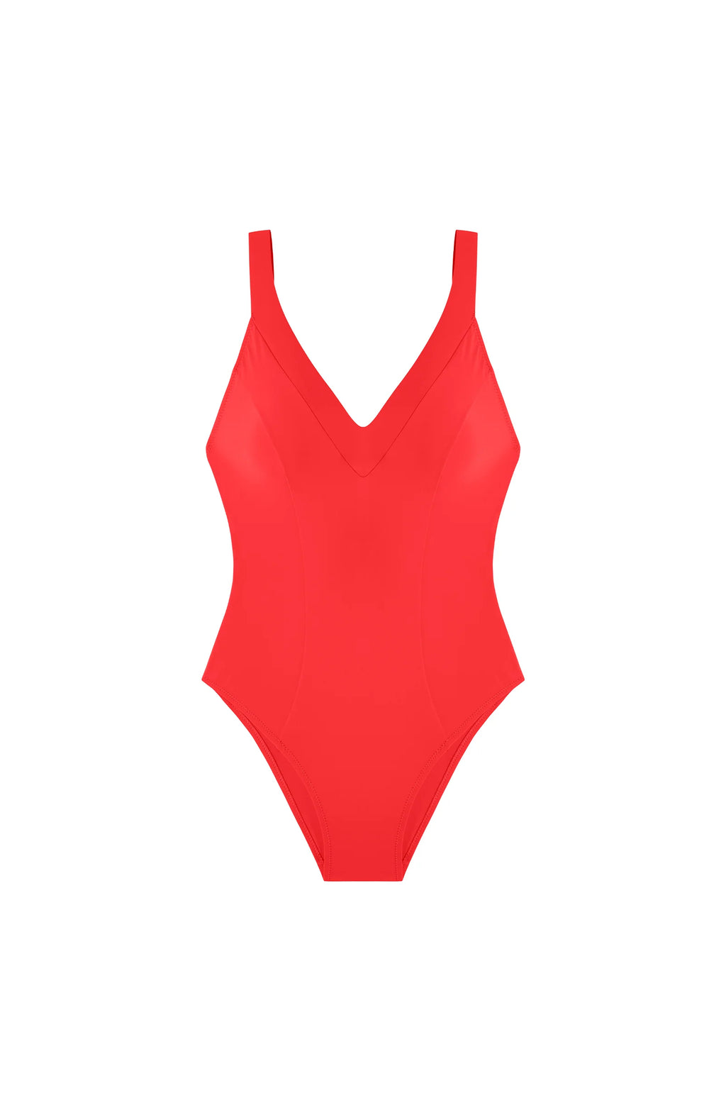ivy Redcurrant low-cut swimsuit