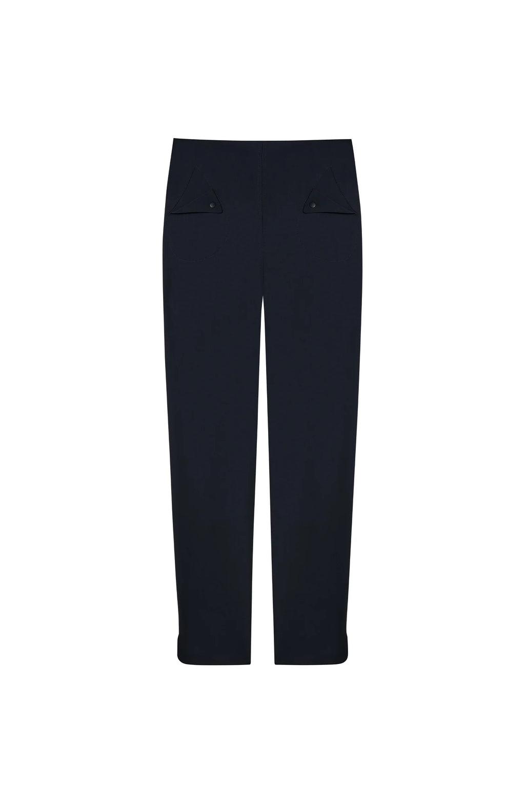 poppy Black high-waisted pants