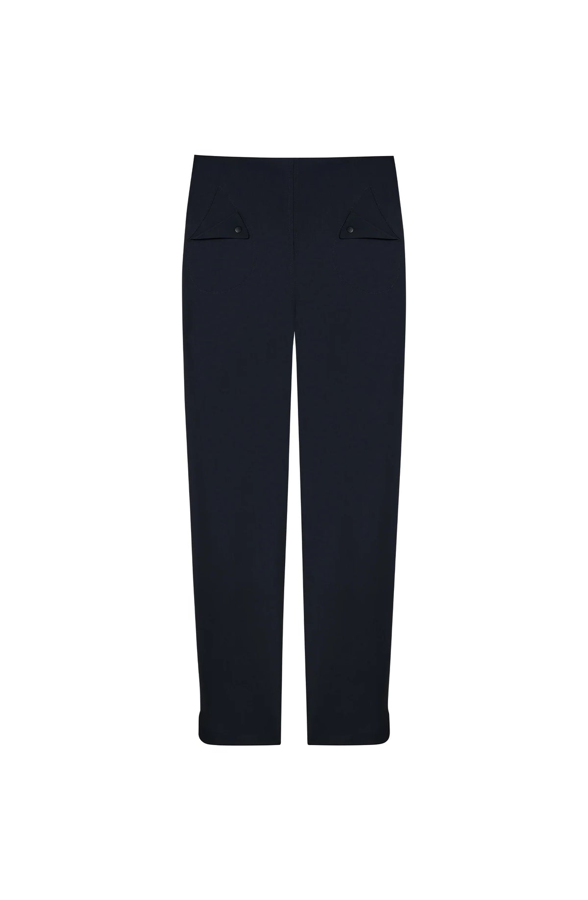 poppy Black high-waisted pants