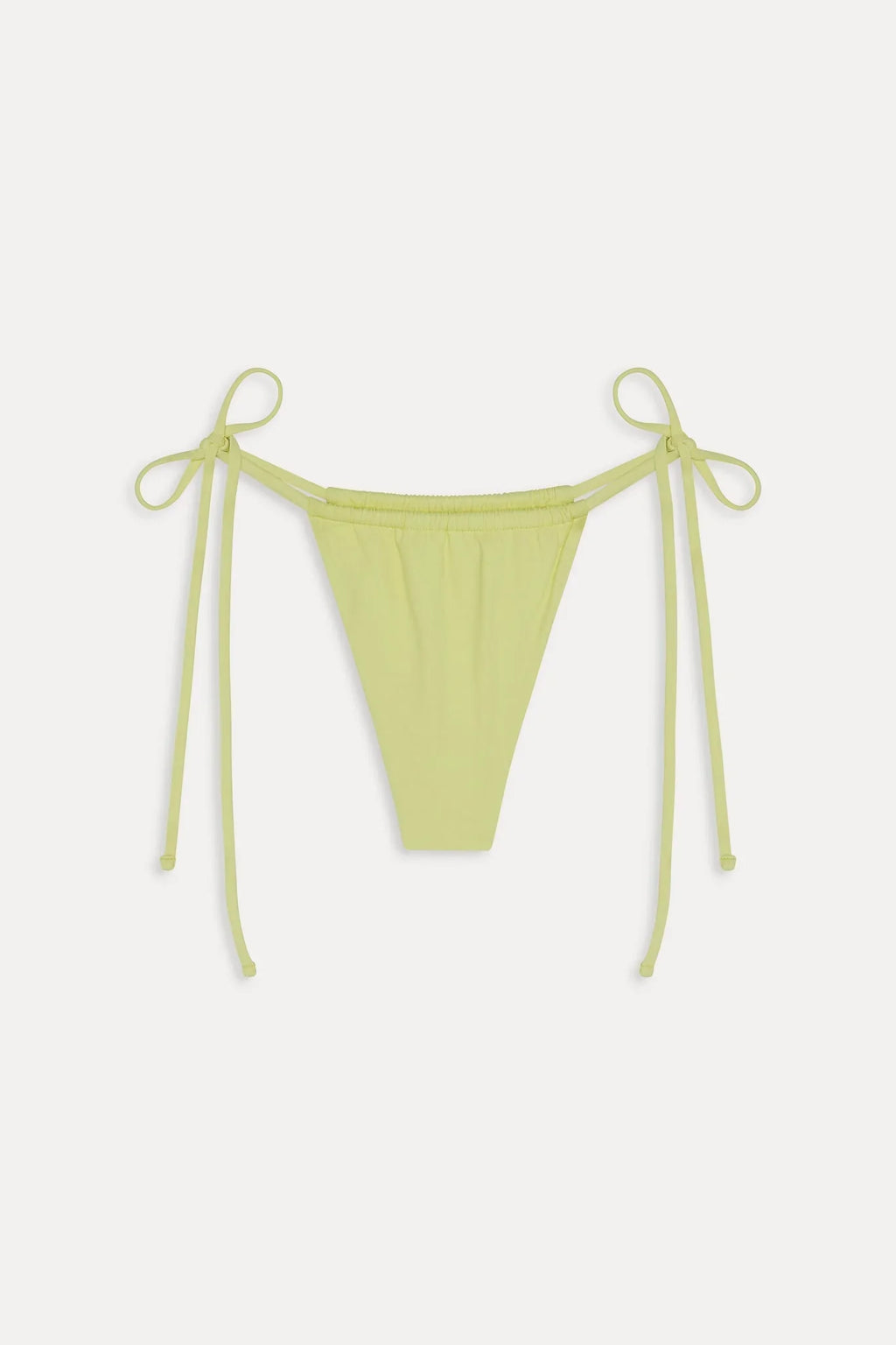 Tia Skimpy String Bikini Bottom - Yellow Mojito