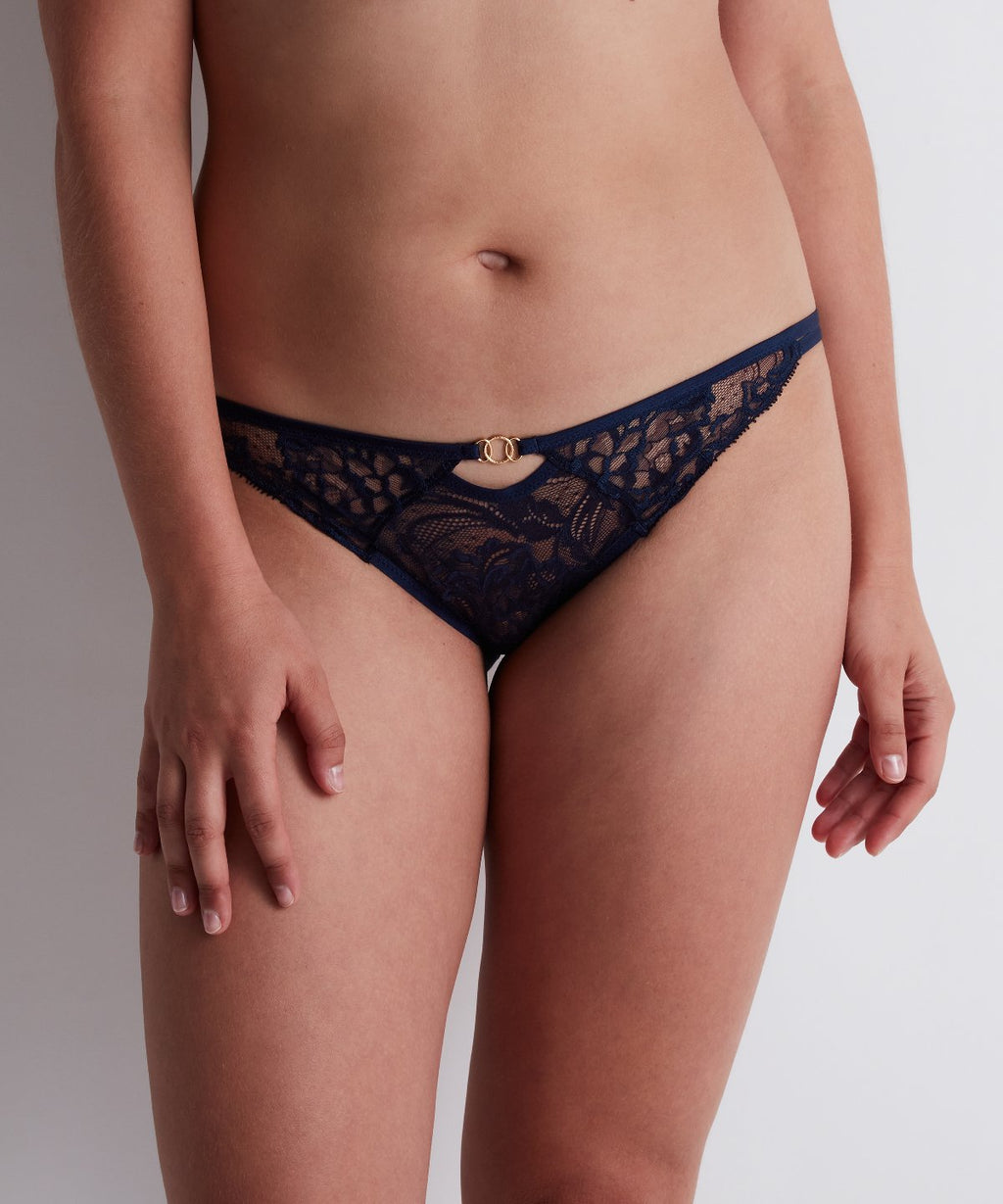 Feeling Myself Culotte taille basse Bleu astral