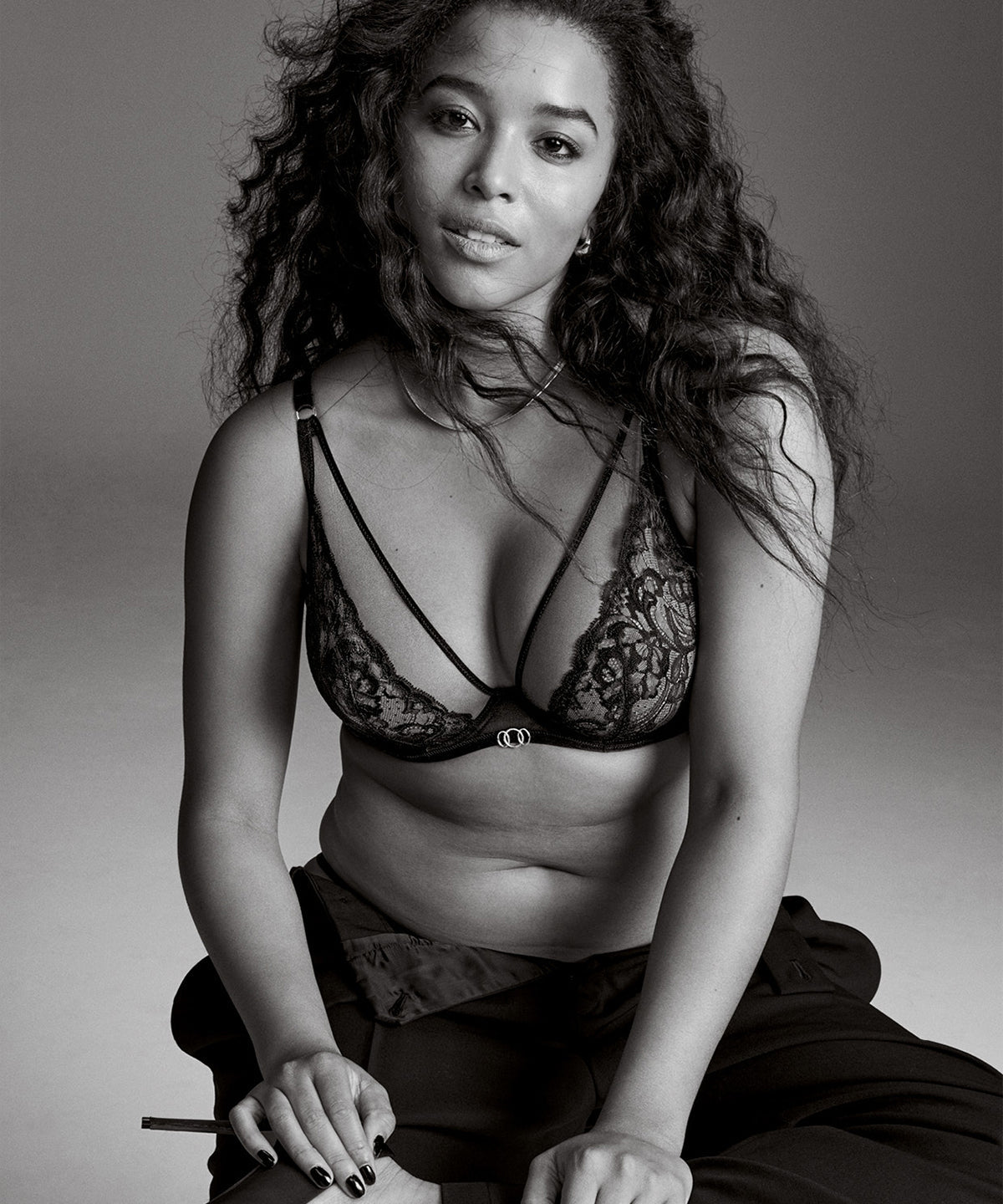 Feeling Myself Soutien-gorge triangle avec armatures bleu astral