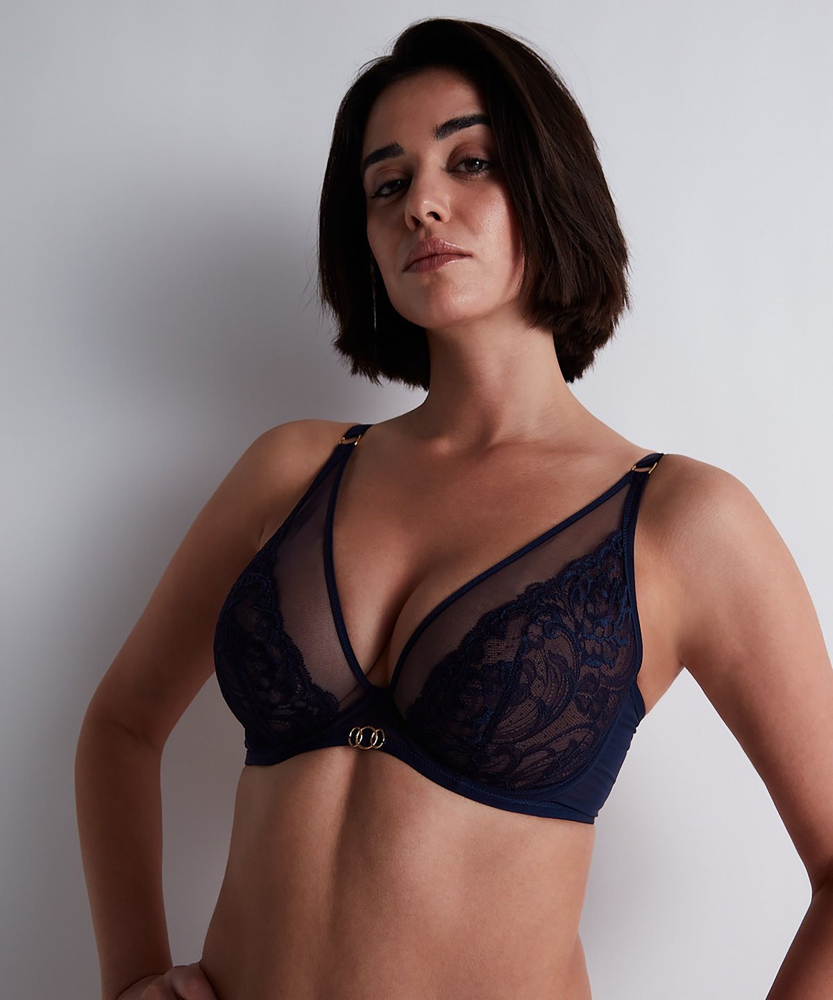 Feeling Myself Soutien-gorge triangle avec armatures bleu astral
