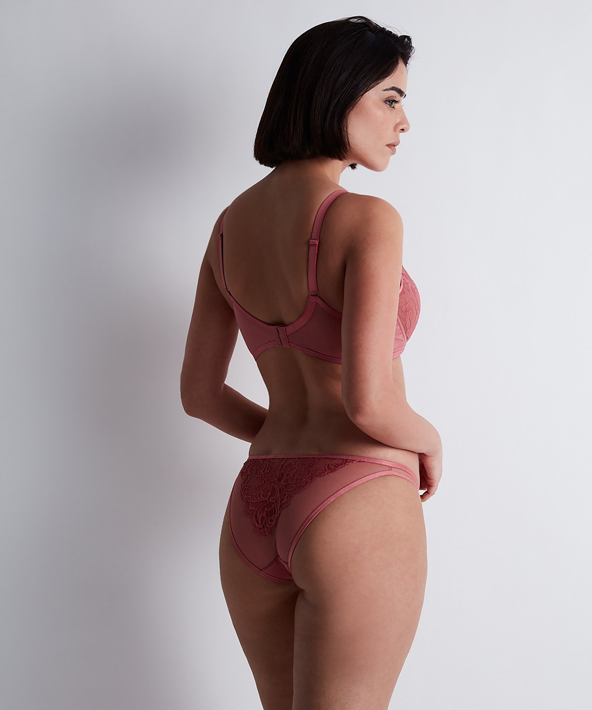 Feeling Myself Soutien-gorge triangle à armatures Rosewood
