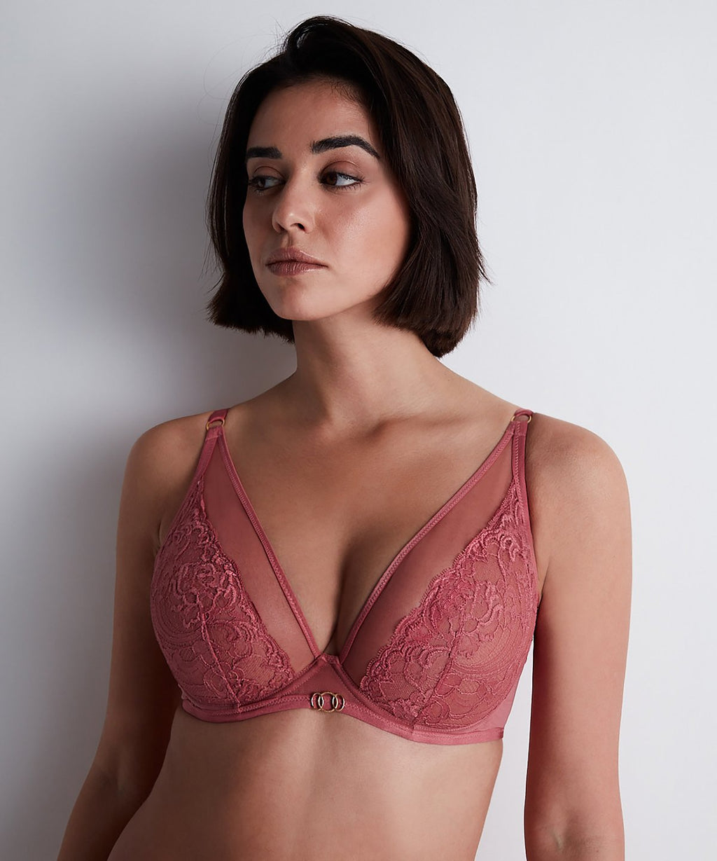 Feeling Myself Soutien-gorge triangle à armatures Rosewood