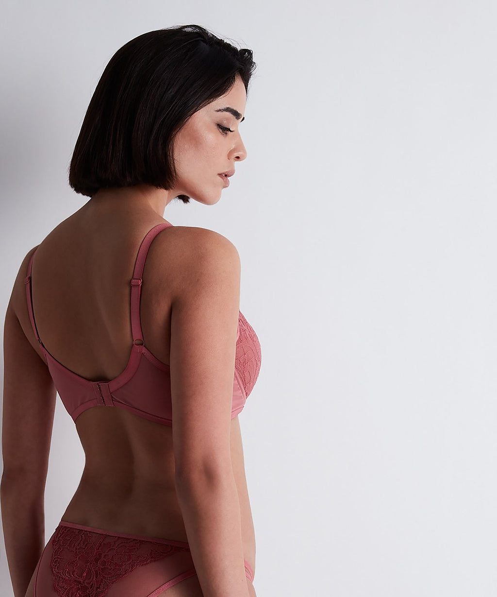 Feeling Myself Soutien-gorge triangle à armatures Rosewood