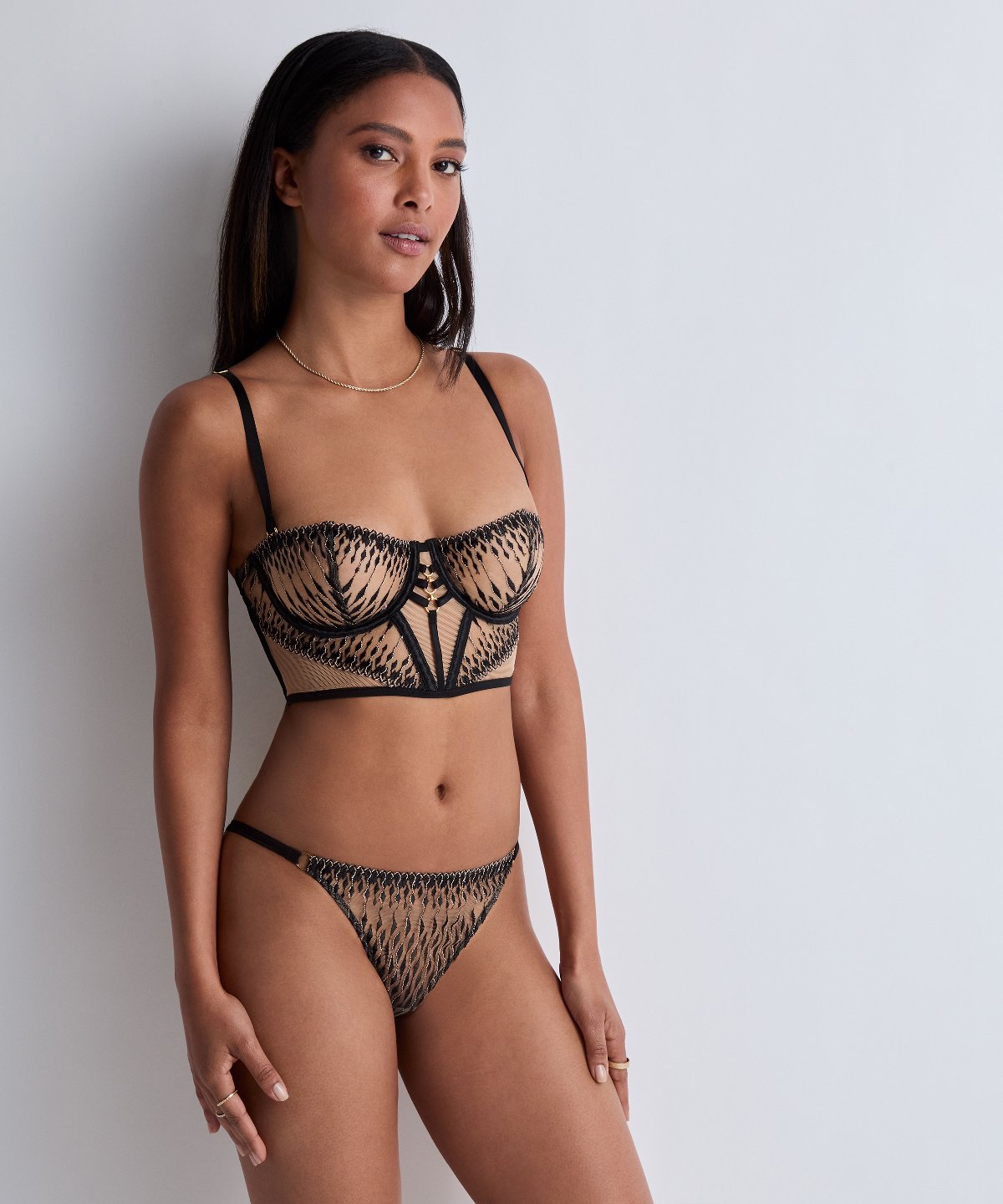 Voodoo Kiss Culotte taille basse noir millénium