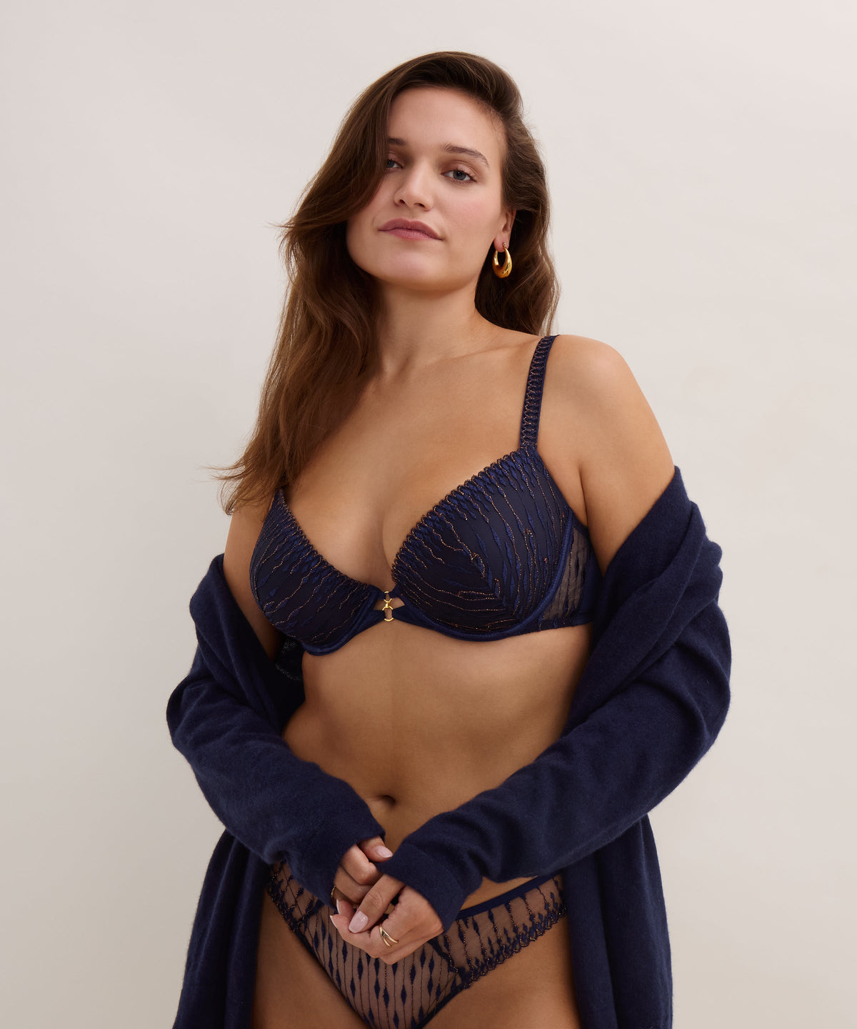 Voodoo Kiss Soutien-gorge push-up à coques Blue Moon